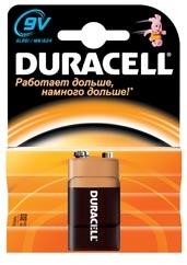 Элемент питания DURACELL 9V MN1604/6LR61 (кратно 1)